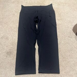 Lululemon leggings, capris,  size 12, black
